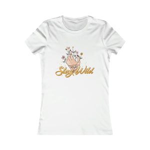Soft Stay Wild Women’s Favorite Tee - Ribbed Cotton - Dipaliz - T-shirts - s