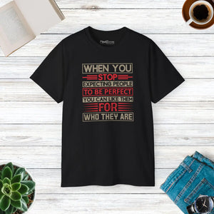 Soft Cotton T-shirt - Embrace Imperfection - Dipaliz - T-shirts - 5xl
