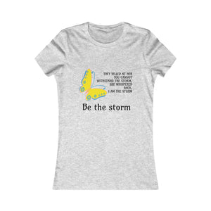 Bold Storm Butterfly Women Favorite Tee Cotton - Dipaliz - T-shirts - s