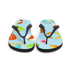 Beach Print Slip Resistant Flip Flops Summer - Dipaliz - Slippers