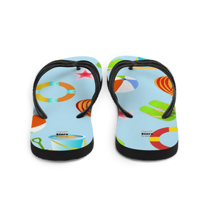 Beach Print Slip Resistant Flip Flops Summer - Dipaliz - Slippers