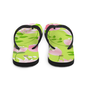 Pink Flowers Slip-resistant Flip-flops Summer - Dipaliz - Slippers