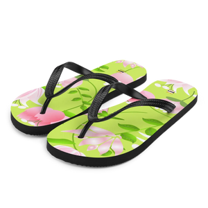 Pink Flowers Slip-resistant Flip-flops Summer - Dipaliz - Slippers