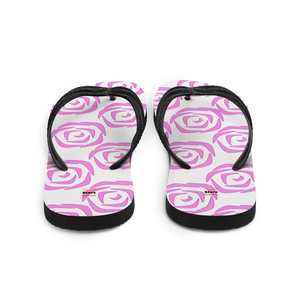 Stretchy Slip Resistant Flip Flops with Floral Design - Dipaliz - Slippers