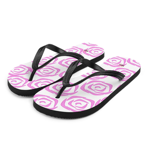 Stretchy Slip Resistant Flip Flops with Floral Design - Dipaliz - s - Slippers