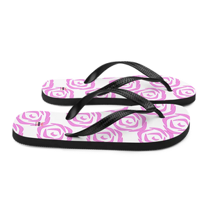 Stretchy Slip Resistant Flip Flops with Floral Design - Dipaliz - Slippers