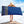 Plush Striped 30×60 Towel - Soft Blue - Dipaliz - Beach Towels