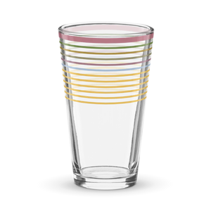 Sleek Shaker Pint Glass - 16 Oz Durable Drinkware - Dipaliz - Beer Glasses
