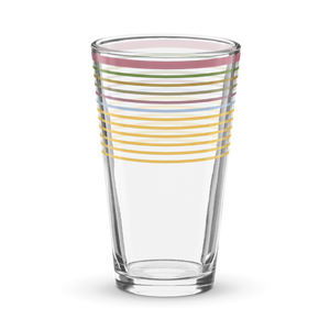 Sleek Shaker Pint Glass - 16 Oz Durable Drinkware - Dipaliz - Beer Glasses