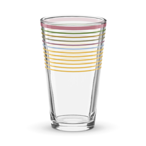 Sleek Shaker Pint Glass - 16 Oz Durable Drinkware - Dipaliz - Beer Glasses