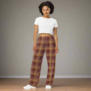 Stretchy Striped Wide Leg Pants - Versatile Workwear - Dipaliz