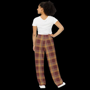 Stretchy Striped Wide Leg Pants - Versatile Workwear - Dipaliz