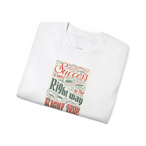 Classic Unisex Ultra Cotton Tee Success is Simple - Dipaliz - T-shirts