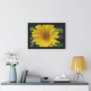 Sunflower Gallery Canvas - Framed Horizontal Poster - Dipaliz - Posters Prints & Visual Artwork