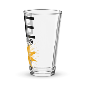 Sleek Shaker Pint Glass - 16 Oz Party Drinkware - Dipaliz - Beer Glasses