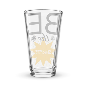 Sleek Shaker Pint Glass - 16 Oz Party Drinkware - Dipaliz - Beer Glasses