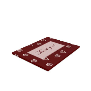 Thank you with Hearts Greeting Cards Message (8 16 and 24 Pcs) - & Note Cards