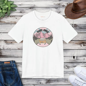Soft Cotton Travel Junkie T-shirt - Outdoors - Dipaliz - T-shirts - m