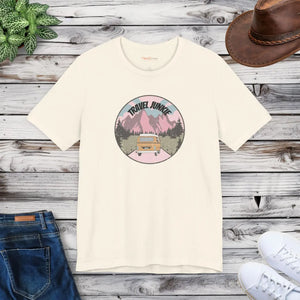 Soft Cotton Travel Junkie T-shirt - Outdoors - Dipaliz - T-shirts - m