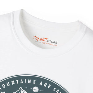 Mountains are Calling T-shirt - Eco-friendly Cotton - Dipaliz - T-shirts - 5xl