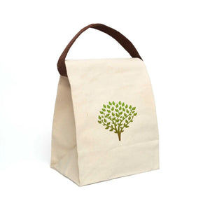 Stylish Canvas Lunch Bag - Retro Tree Print - Dipaliz - Bags