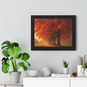 Gallery Canvas Wraps Autumn Trees Woods Framed Poster by Dipaliz - Posters Prints & Visual Artwork