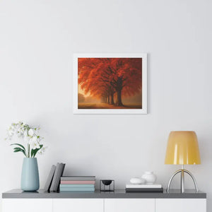 Gallery Canvas Wraps Autumn Trees Woods Framed Poster by Dipaliz - Posters Prints & Visual Artwork