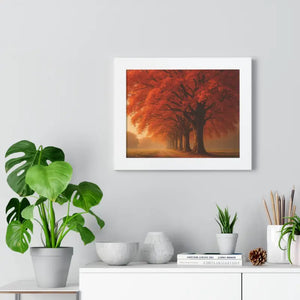 Gallery Canvas Wraps Autumn Trees Woods Framed Poster by Dipaliz - Posters Prints & Visual Artwork