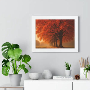 Gallery Canvas Wraps Autumn Trees Woods Framed Poster by Dipaliz - Posters Prints & Visual Artwork