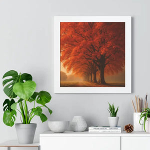 Gallery Canvas Wraps Autumn Trees Woods Framed Poster by Dipaliz - Posters Prints & Visual Artwork