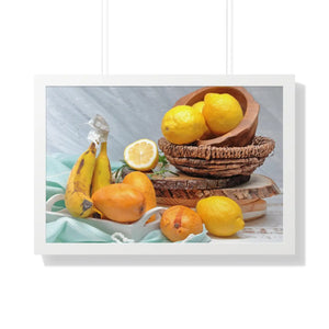 Tropical Fruits Gallery Canvas – Framed Art - Dipaliz - Posters Prints & Visual Artwork
