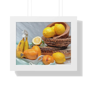 Tropical Fruits Gallery Canvas – Framed Art - Dipaliz - Posters Prints & Visual Artwork