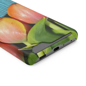 Rugged Phone Case - Tulips Impact Resistant Card Holder - Dipaliz - Mobile Cases