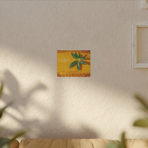 Turmeric Matte Canvas – Radial Pine Wood - Dipaliz - Posters Prints & Visual Artwork