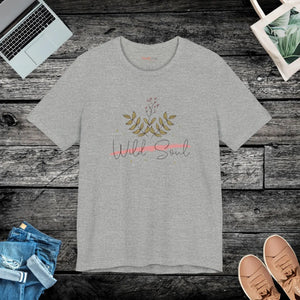 Soft Jersey Short Sleeve Wild Soul Tee Cotton - Dipaliz - T-shirts - s