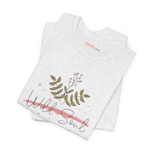 Soft Jersey Short Sleeve Wild Soul Tee Cotton - Dipaliz - T-shirts - s