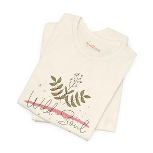 Soft Jersey Short Sleeve Wild Soul Tee Cotton - Dipaliz - T-shirts - s