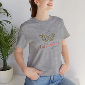 Soft Jersey Short Sleeve Wild Soul Tee Cotton - Dipaliz - T-shirts - s