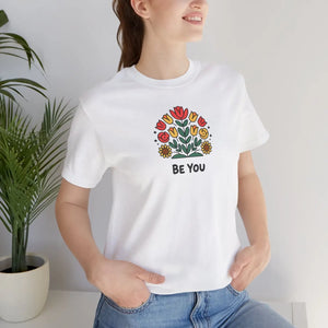 Soft Cotton Flowers T-shirt - be you Jersey - Dipaliz - T-shirts - s