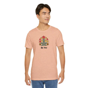 Soft Cotton Flowers T-shirt - be you Jersey - Dipaliz - T-shirts - s