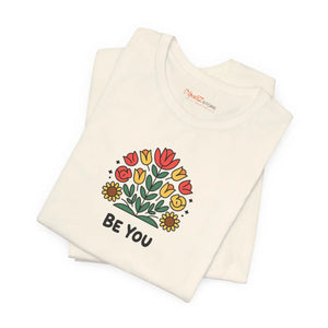 Soft Cotton Flowers T-shirt - be you Jersey - Dipaliz - T-shirts - s