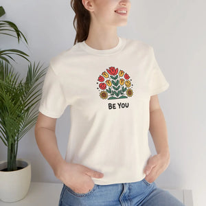 Soft Cotton Flowers T-shirt - be you Jersey - Dipaliz - T-shirts - s