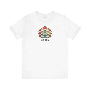Soft Cotton Flowers T-shirt - be you Jersey - Dipaliz - T-shirts - s