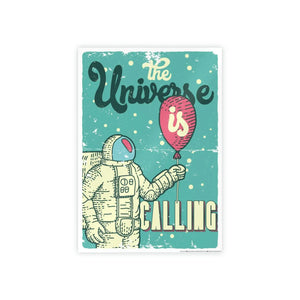 DipaliZ The Universe Is Calling gloss poster, astronaut in a space suit