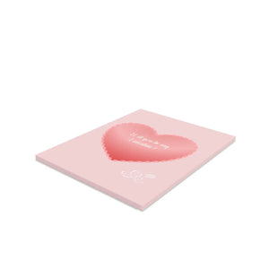Premium Greeting Cards - will you be my Valentine - Dipaliz - & Note