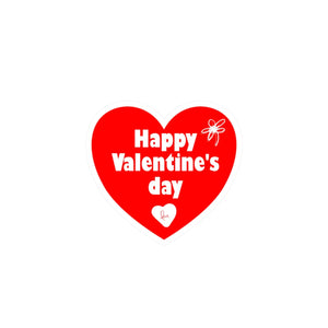 Satin Heart Kiss Cut Vinyl - Valentine Room Decor - Dipaliz - Decorative Stickers