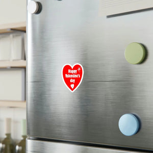 Satin Heart Kiss Cut Vinyl - Valentine Room Decor - Dipaliz - Decorative Stickers