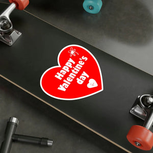 Satin Heart Kiss Cut Vinyl - Valentine Room Decor - Dipaliz - Decorative Stickers