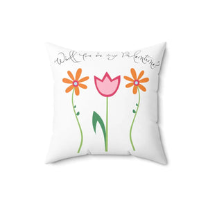 Vibrant Floral Throw Pillow - Spun Polyester - Dipaliz - Pillows
