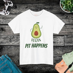 Vegan Pit Happens Guacamole Tee – Heavy Cotton - Dipaliz - T-shirts